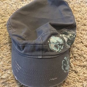 Gray womens hat